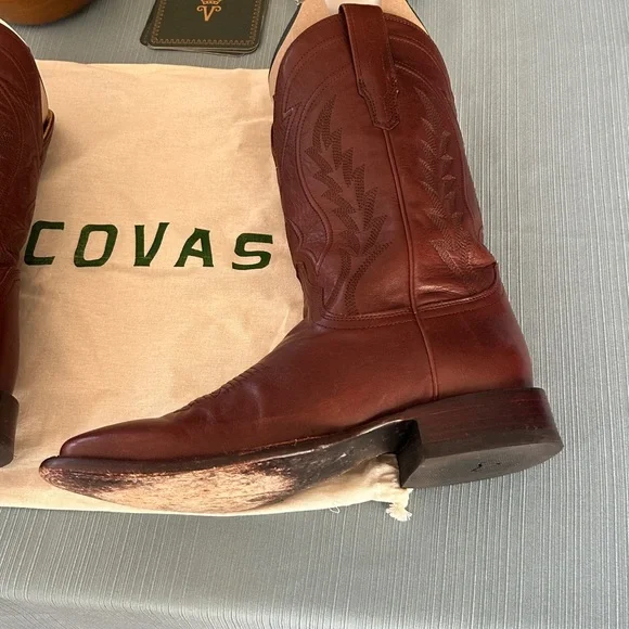 Tecovas The Doc Rich Brown Western Men’s Boots Genuine Leather Mens Size 10.5 D - Picture 15 of 16
